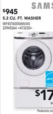 RONA 5.2 CU. FT WASHER offer