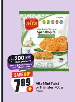 Chalo FreshCo Alfa Mini Twist or Triangles 700 g offer