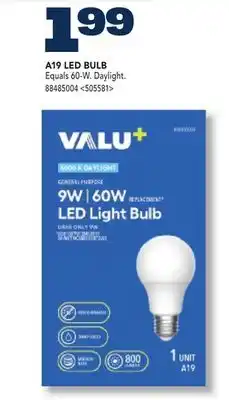 RONA A19 LED BULB offer