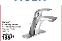 Home Hardware Zarina Lavatory Faucet offer