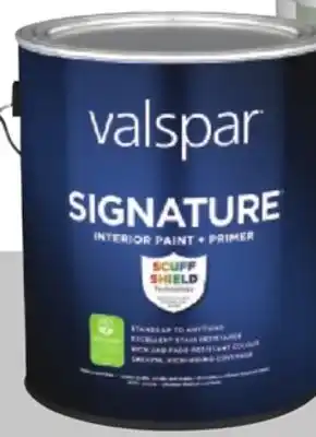 RONA VALSPAR Signature and Specialty interior paint offer