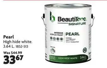 Home Hardware Signature Interior Paint Pearl offer