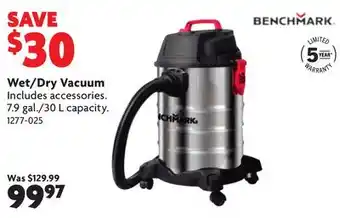 Home Hardware BENCHMARK Wet/Dry Vacuum offer