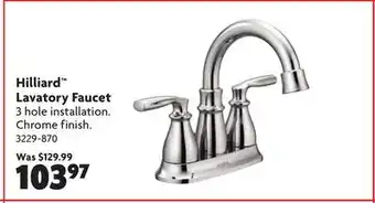 Home Hardware Hilliard Lavatory Faucet offer