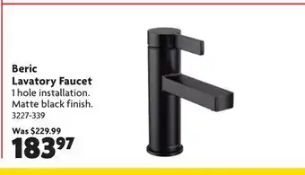 Home Hardware Beric Lavatory Faucet offer