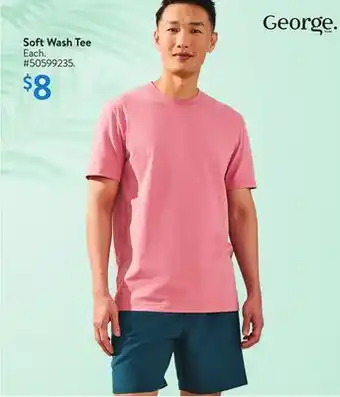 Walmart Soft Wash Tee offer