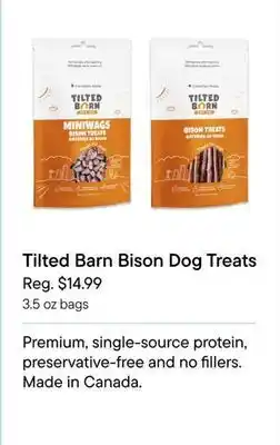 Petvalu Tilted Barn Bison Dog Treats offer