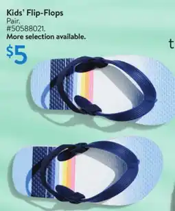 Walmart Kids' Flip-Flops offer