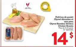 Walmart Olymel Boneless Skinless Chicken Breasts offer