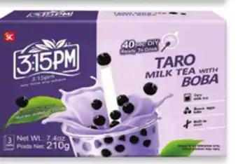 Walmart 3:15 Bubble Tea Kit offer