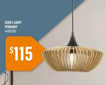 Canac Izan 1-Light Pendant offer