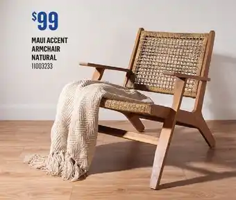 Canac Maui Accent Armchair Natural offer