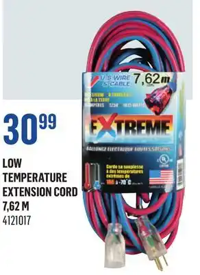 Canac Low Temperature Extension Cord offer