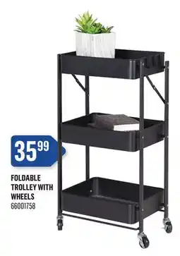 Canac Foldable Trolley with Wheels offer