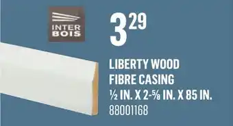 Canac Liberty Wood Fibre Casing 1/2 in. x 2-5/8 in. x 85 in offer