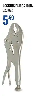 Canac Locking Pliers 10 in offer