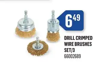 Canac Drill Crimped Wire Brushes Set/3 offer