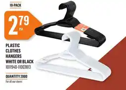 Canac Plastic Clothes Hangers offer