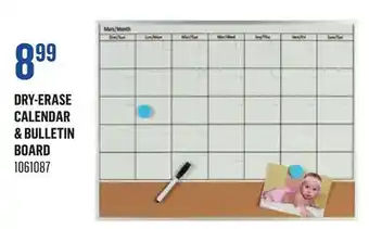 Canac Dry-Erase Calendar & Bulletin Board offer