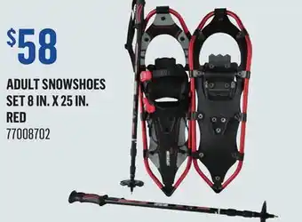 Canac Adult Snowshoes Set 8 in. x 25 in offer