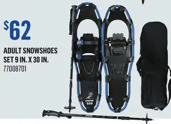 Canac Adult Snowshoes Set 9 in. x 30 in offer