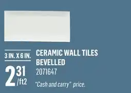 Canac Ceramic Wall Tiles offer