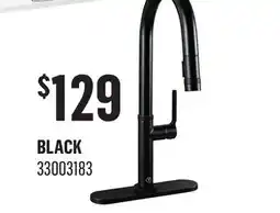 Canac Federico 1-Handle Pull-Out Kitchen Faucet Black offer