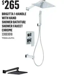 Canac Brigitta 1-Handle with Hand Shower Bathtub/Shower Faucet Chrome offer