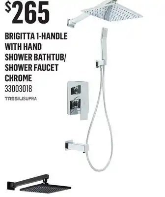 Canac Brigitta 1-Handle with Hand Shower Bathtub/Shower Faucet Chrome offer