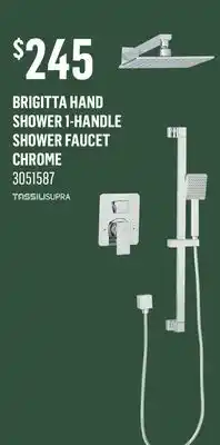 Canac Brigitta Hand Shower 1-handle Shower Faucet Chrome offer