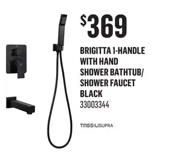 Canac Brigitta 1-Handle with Hand Shower Bathtub/Shower Faucet offer