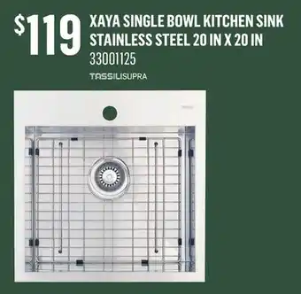 Canac Xaya Single Bowl Kitchen Sink offer