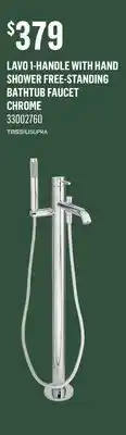 Canac Lavo 1-handle With Hand Shower Free-standing Bathtub Faucet Chrome offer