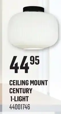 Canac Ceiling Mount Century 1-light offer