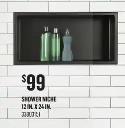 Canac Shower Niche 12 in. x 24 in offer