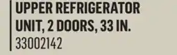 Canac upper refrigerator unit, 2 doors, 33 in offer