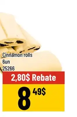 Mayrand Cinnamon rolls offer