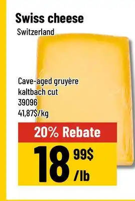 Mayrand Switzerland Swiss cheese kaltbach cut offer