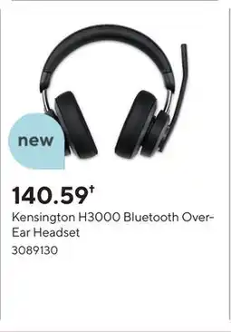 Staples Kensington H3000 Bluetooth Over-Ear Headset offer