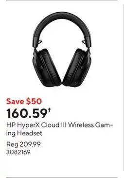 Staples HP HyperX Cloud III Wireless Gaming Headset  offer