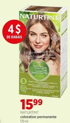 Avril NATURTINT coloration permanente offer