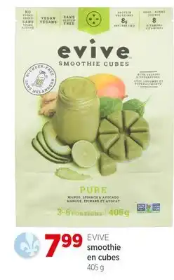 Avril smoothie en cubes offer