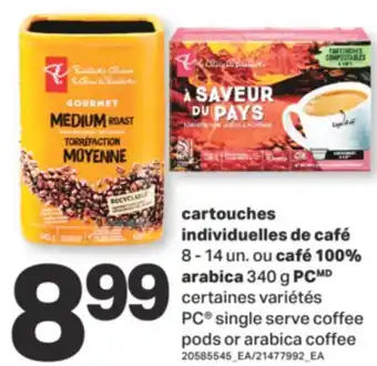 L'Intermarché cartouches individuelles de café 8 - 14 un. ou café 100% arabica 340 g PC offer