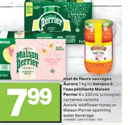 L'Intermarché miel de fleurs sauvages 1 kg ou boisson à l'eau pétillante Maison Perrier 8 x 330 mL offer