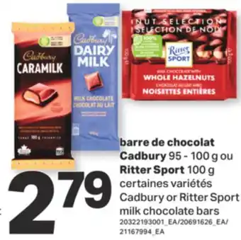 L'Intermarché BARRE DE CHOCOLAT 95 - 100 g ou 100 g offer