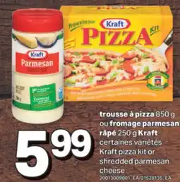 L'Intermarché TROUSSE À PIZZA 850 G OU FROMAGE PARMESAN RÂPÉ 250 G KRAFT offer