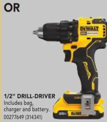 RONA DEWALT 1/2 DRILL-DRIVER offer