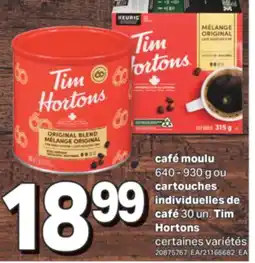 L'Intermarché CAFÉ MOULU 640 - 930 G OU CARTOUCHES INDIVIDUELLES DE CAFÉ 30 UN. 30 UN offer