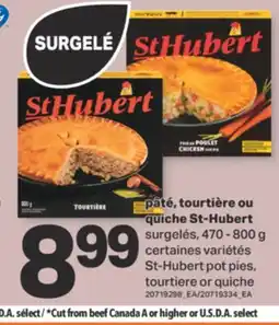 L'Intermarché St - Hubert pâté, tourtiere ou quiches offer