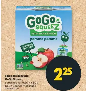 L'Intermarché compote de fruits GoGo Squeez offer